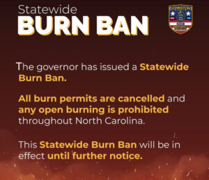 NC State Burn Ban